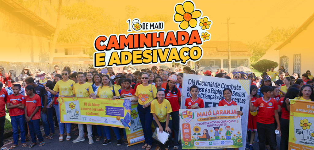 Maio Laranja: Caminhada marca mobilização pelo combate ao abuso e exploração sexual de crianças e adolescentes em Irituia